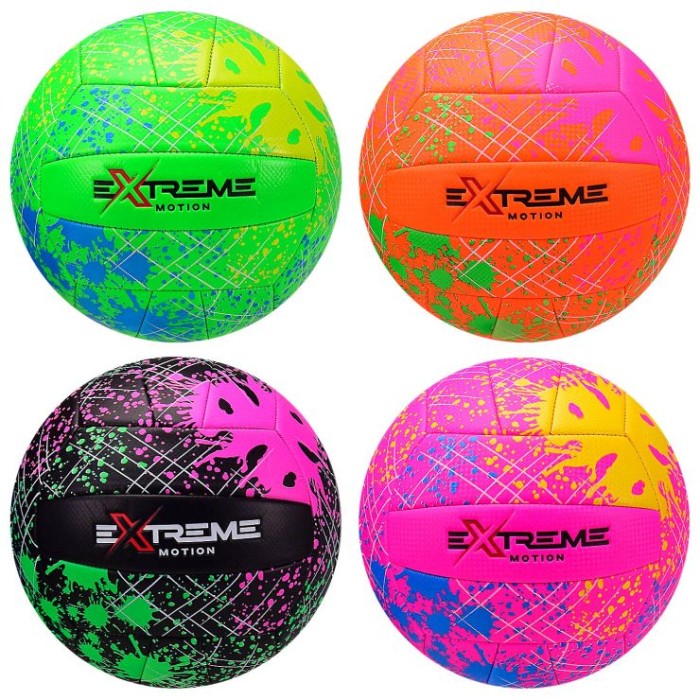 М'яч волейбольний «Extreme Motion» PU вагою 280 г, в асортименті, сітка+голка в комплекті