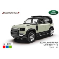 Машина «2020 Land Rover Defender 110» 1:43 з дверима, що відкриваються., у коробці 14,5х6,5х7 см