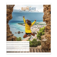 Зошит на 24 аркуші у лінію «Нейтральний мікс 2», №2254, ТМ Brisk