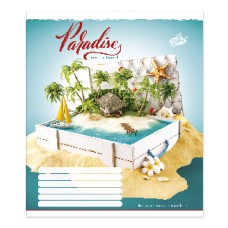 Зошит, 24 аркуші, лінія, «Нейтральний мікс №1», №2253, ТМ Brisk