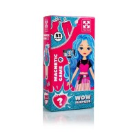 Гра настільна «Магнітна одягалка» з 40 магнітів, ляльки та сюрпризу, у коробці 14х7х27,5 см, ТМ Vladi Toys