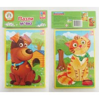 Бебі пазли «Кошеня та щеня» на 24 елементи, ТМ Vladi Toys