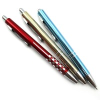 Ручка «Baixin» кулькова автоматична синя в металевому корпусі, в асортименті, TM Baixin