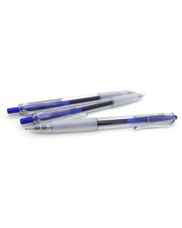 Ручка «TY», гелевая, 0,5 мм, синz, прозрачный грипп, пластик.