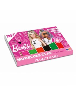 Пластилін «Barbie», 8 кольорів, 160 г, ТМ YES