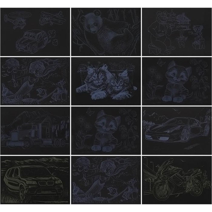 Креативна творчість «Гравюра А5», у коробці 21х15 см, ТМ Данко Тойс