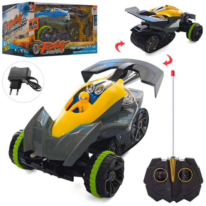 Машина р/у, аккум, 23см, світло, 3 колеса (рез.накладки), в асортимент, в кор-ці, 29-17,5-18,5