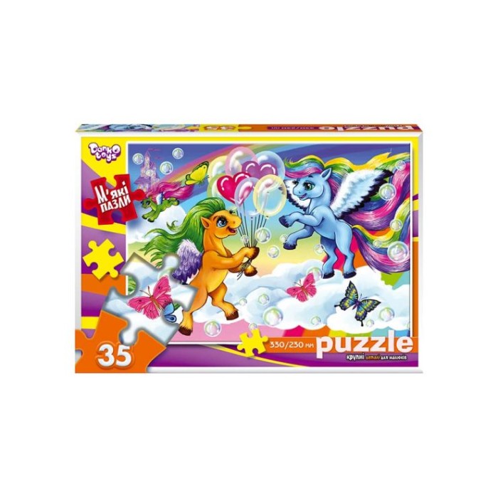 Пазли м'які на 35 елементів, ТМ Данко Тойс