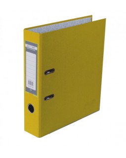 Регистратор LUX одност. JOBMAX А4, 70мм PP, желтый, сборный