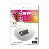 Флеш-карта «SILICON POWER Touch» 32Gb, Black metal