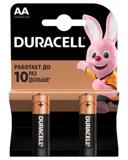 Батарейка «Duracell», LR06, MN1500, 1х2шт.