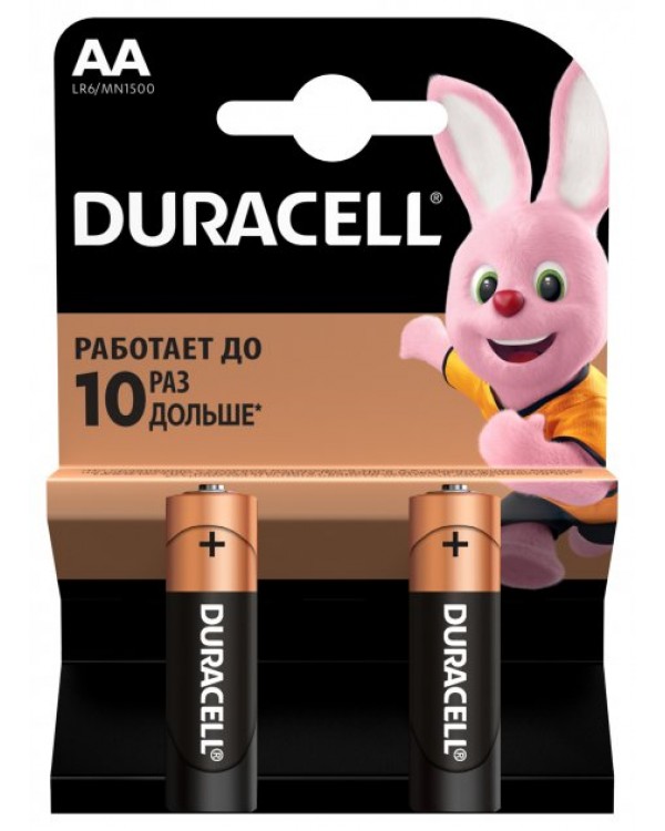 Батарейка «Duracell», LR06, MN1500, 1х2шт.