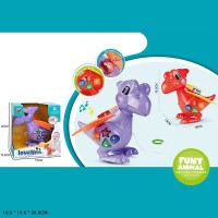 Динозаврик музичний зі світлом та звуком, на батарейці, в асортименті, у коробці 19х13,5х20 см