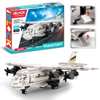 Конструктор «Літак» на 1154 деталі з наліпками, у коробці 64х43х9 см, IBLOCK