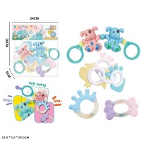 Набір брязкалець на коляску та в ручку, у пакеті 24х5х26 см