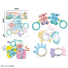 Набір брязкалець на коляску та в ручку, у пакеті 24х5х26 см