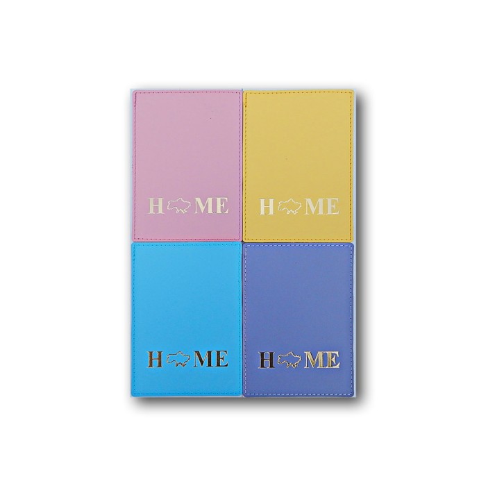 Обкладинка на ID Passport «HOME» зі шкіри 140х95 мм