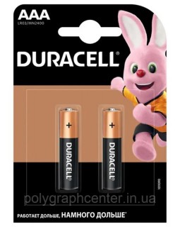Батарейка «Duracell», R03, 1х2шт
