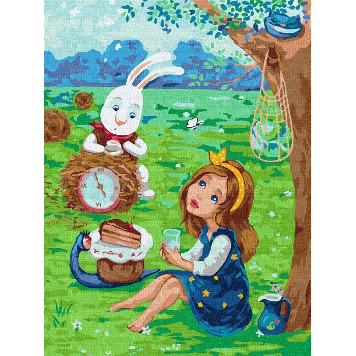 Набір для розпису по номерах «Метелики теж п'ють чай», 30х40см