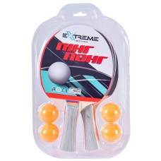 Набір для настільного тенісу: 2 ракетки та 4 м'ячики, в слюді 20х31,5х4 см