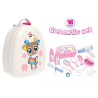 Косметичний набір з 16 предметів у рюкзаку 26,5х21,5х13 см, ТМ Технок