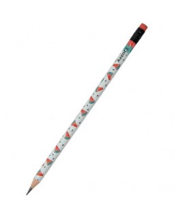 Олівець графітний «Watermelon», з гумкою, HB, у тубусі 36 шт., ТМ Axent