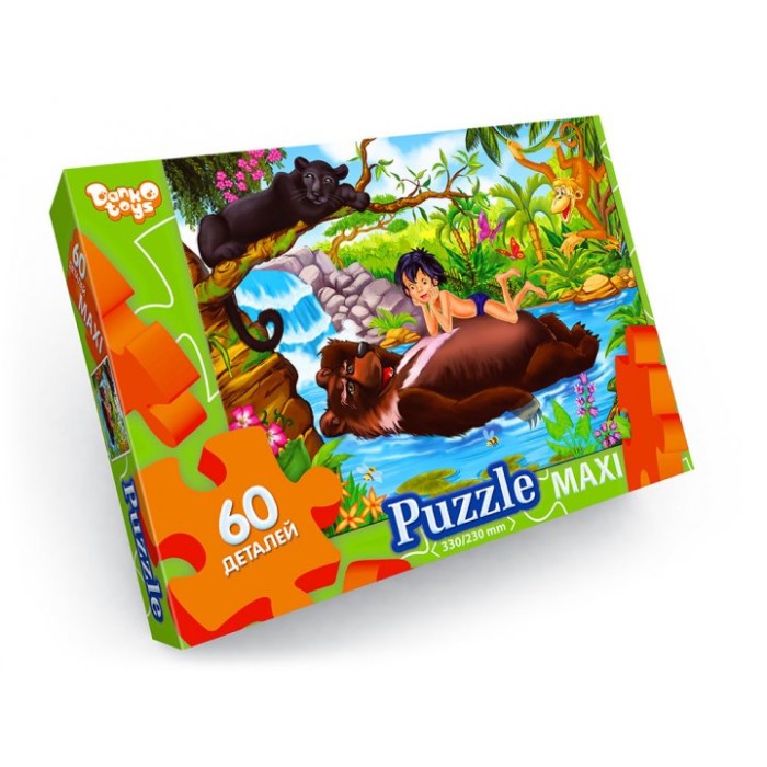 Пазли на 60 елементів максі , ТМ Данко Тойс
