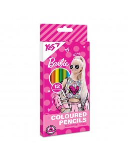 Карандаши «Barbie», 12 цветов, ТМ YES