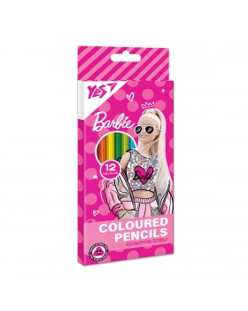 Карандаши «Barbie», 12 цветов, ТМ YES