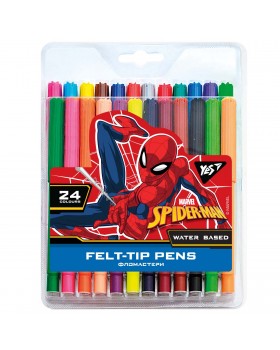 Фломастеры «Marvel.Spiderman», 24 цвета, ТМ YES