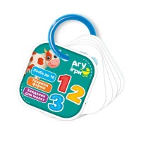 Гра настільна «Картки на кільці. Лічба. Ферма» з 24 карток, ТМ Vlady Toys