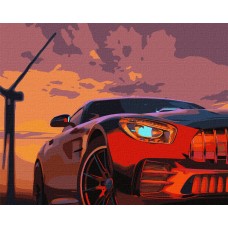 Набір для розпису по номерах «Сталева міць», 40х50 см