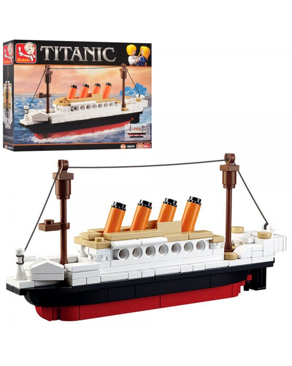 Конструктор «Titanic» 165х98 мм, 194 деталі, у коробці 23,5х19х4,5 см, SLUBAN