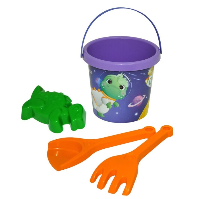 Набір для піску «Космозаври» з 4 елементів з термонаклейкою, TМ Тигрес