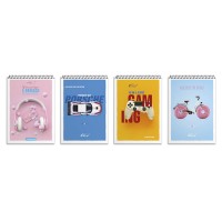 Блокнот «I need» А6 на 48 аркушів у клітинку на спіралі зверху з картоною обкладинкою, №6768, ТМ Brisk