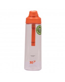 Пляшечка для води, 850 мл, помаранчева, ТМ YES