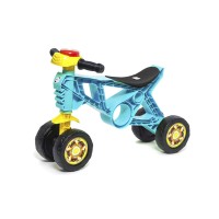 Мотоцикл-велобіг 4-колісний 57х28х38 см бірюзовий з максимальним навантаженням до 20 кг, ТМ Оріон