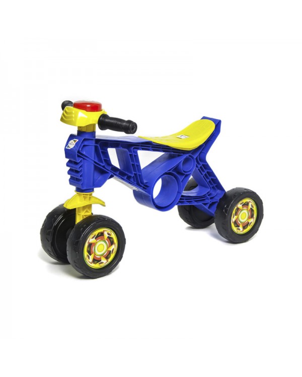 Мотоцикл-велобіг 4-колісний, синій, до 20 кг, 57х28х38 см, ТМ Оріон