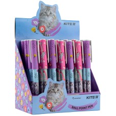 Ручка «Kitten» кулькова синя, TM KITE