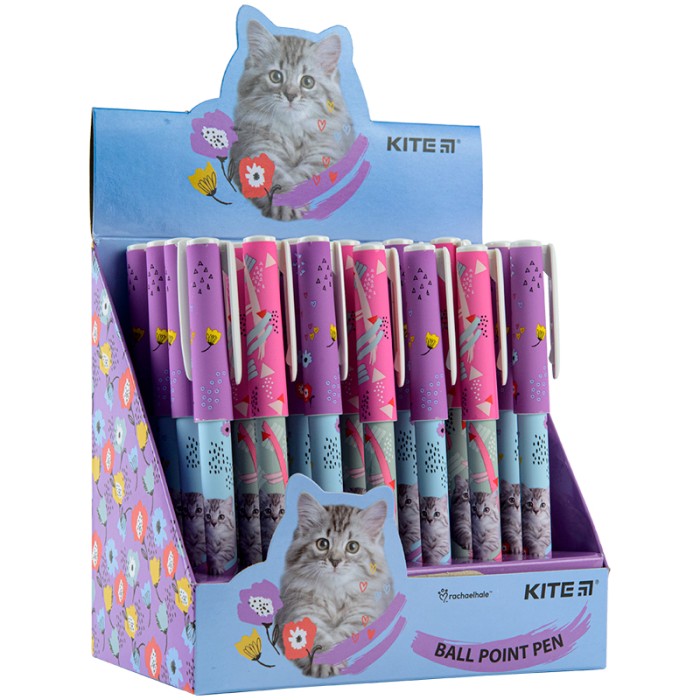 Ручка «Kitten» кулькова синя, TM KITE