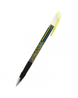 Ручка «Neon mosaic», кулькова, синя, ТМ Axent