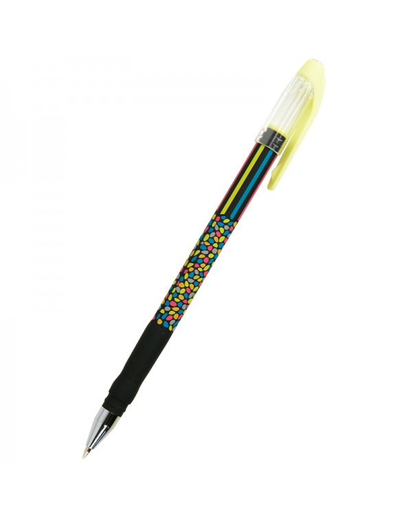Ручка «Neon mosaic», кулькова, синя, ТМ Axent