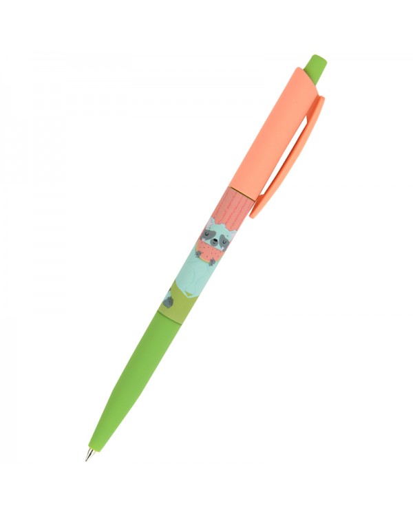 Ручка «Racoon», шариковая, автоматическая, синяя, ТМ Axent