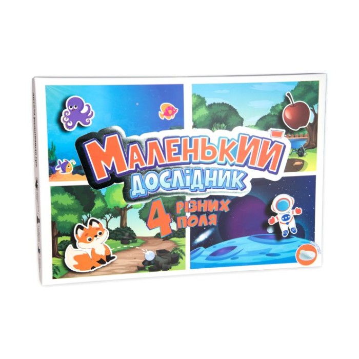 Гра настільна «Маленький дослідник», розважальна, у коробці 37х25,5х2,5 см , ТМ Стратег