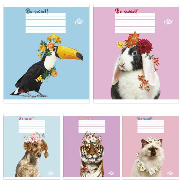 Зошит, 18 аркушів, клітинка, «Милий друг», №2328, ТМ Brisk