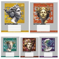 Зошит, 24 аркуші, клітинка, «Статуя», №2392, ТМ Brisk