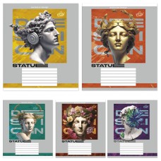 Зошит, 24 аркуші, клітинка, «Статуя», №2392, ТМ Brisk