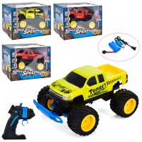 Джип 26 см р/к 2,4G 1:18 на акумуляторі з USB, в асортименті, у коробці 30х21х21см