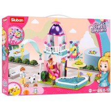 Конструктор «Будиночок» на 230 деталей з фігурками, у коробці 33х24х5,5 см, SLUBAN