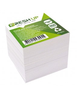 Блок бумаги, не клееный, белый, 90х90 мм, 900 листов, ТМ Fresh Up